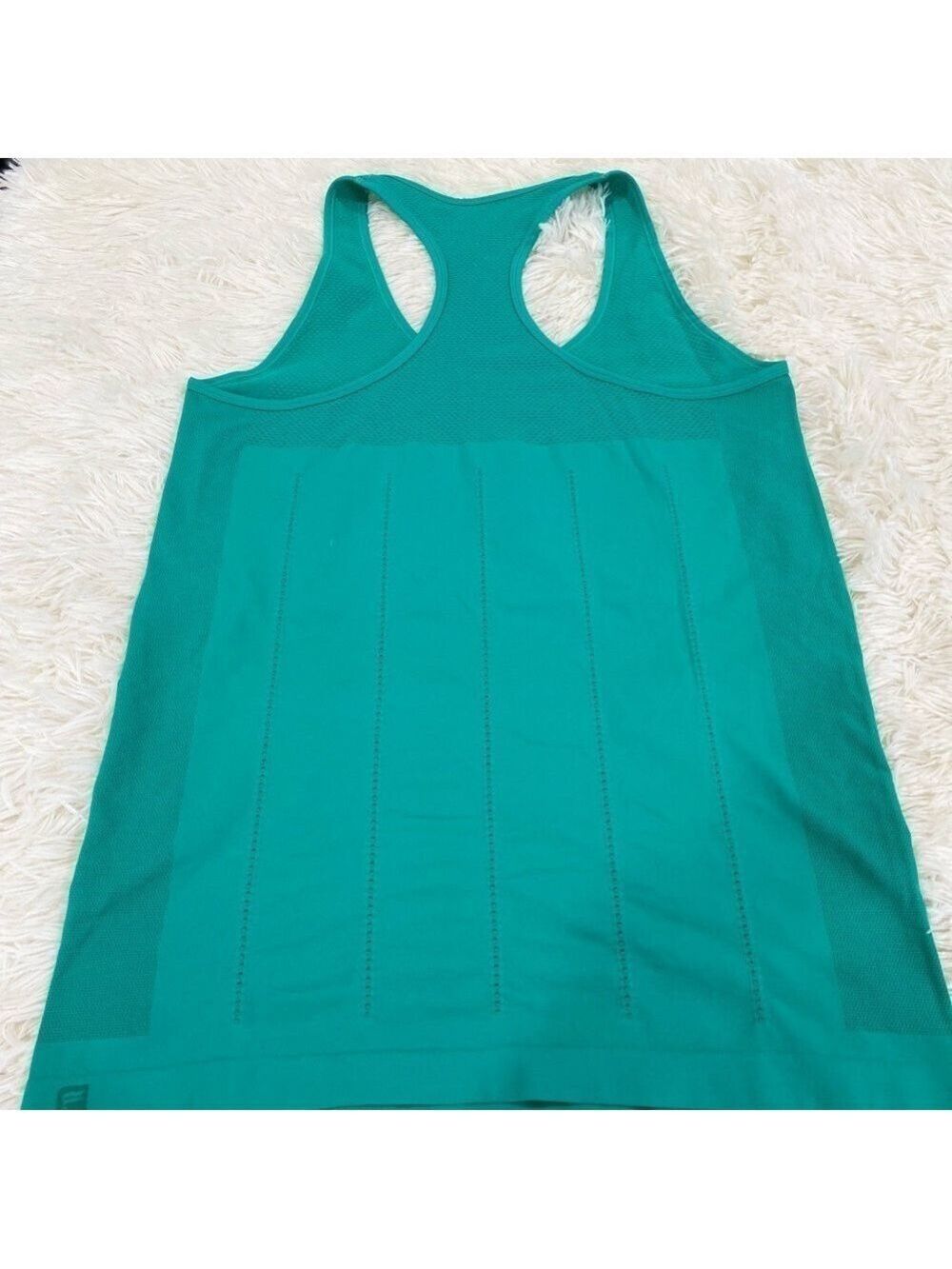 Fabletics Turquoise Racerback Tank - Size L (EUC) - Picture 4 of 10